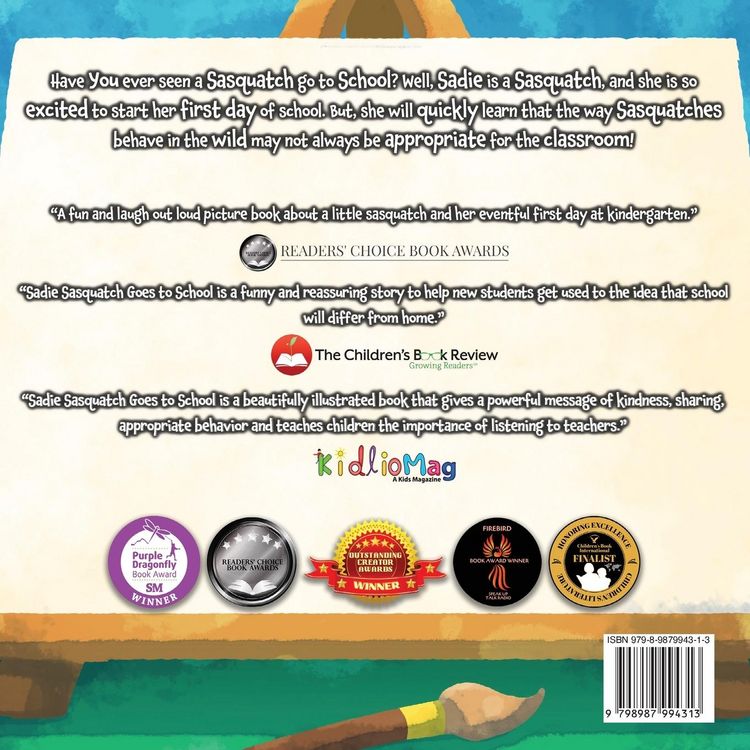 Produktbild: Sadie Sasquatch Goes to School