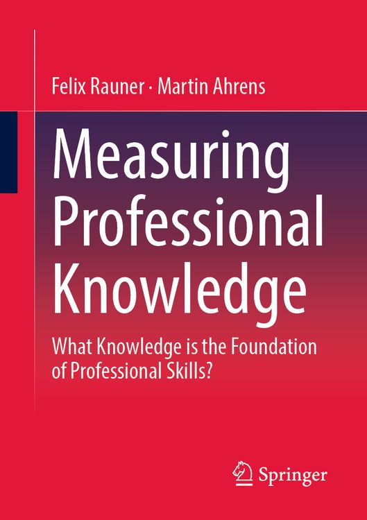 Produktbild: Measuring Professional Knowledge
