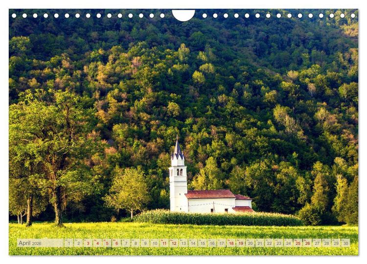 Produktbild: Slowenische Landschaften (Wandkalender 2026 DIN A4 quer), CALVENDO Monatskalender