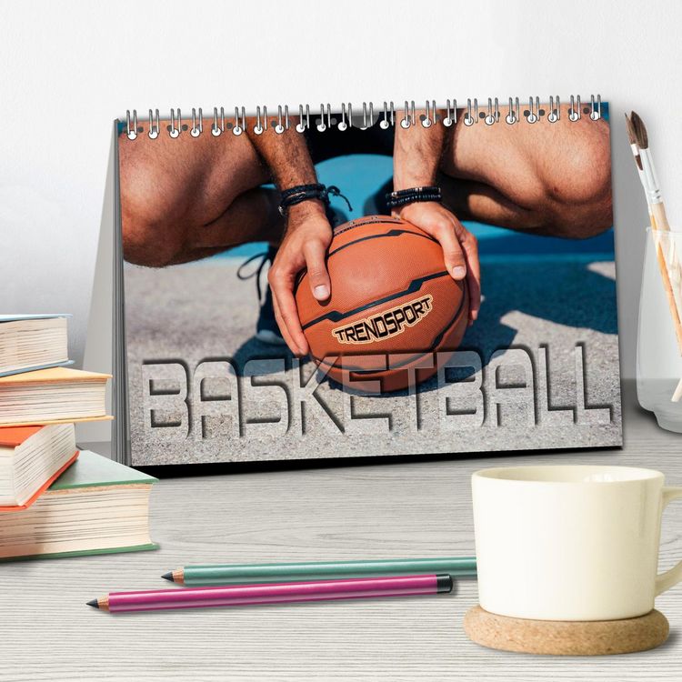 Produktbild: Trendsport Basketball (Tischkalender 2026 DIN A5 quer), CALVENDO Monatskalender