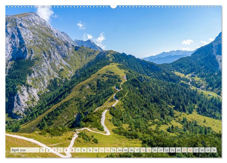 Produktbild: Berchtesgadener Land - Welt der Berge und Seen (Wandkalender 2026 DIN A2 quer), CALVENDO Monatskalender