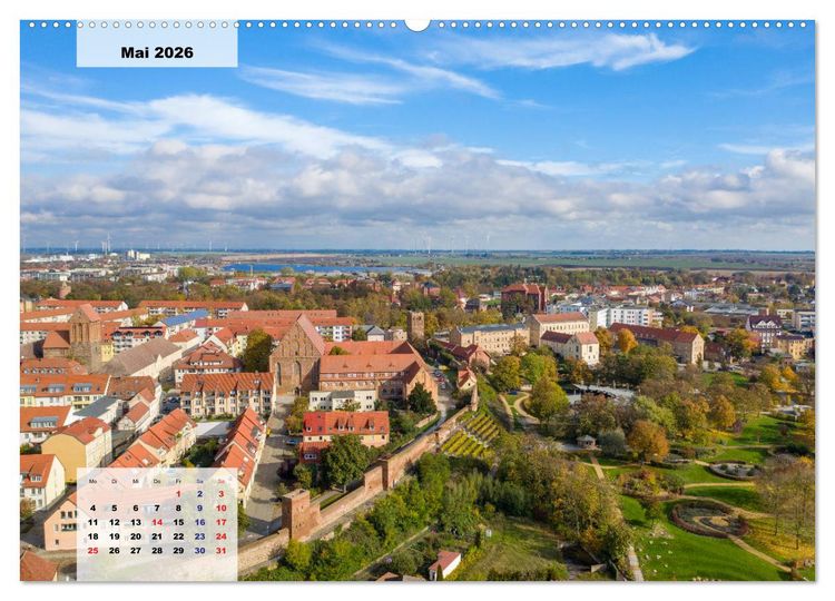 Produktbild: Prenzlau - Stadt im Herzen der Uckermark (Wandkalender 2026 DIN A2 quer), CALVENDO Monatskalender