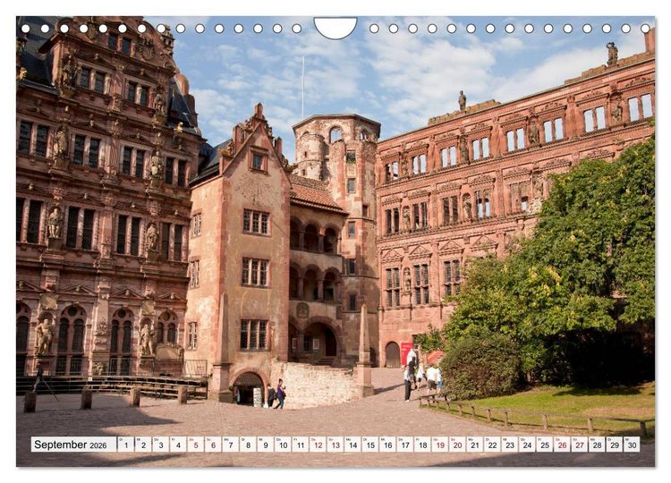 Produktbild: Heidelberg - Baden-W&uuml;rttemberg (Wandkalender 2026 DIN A4 quer), CALVENDO Monatskalender