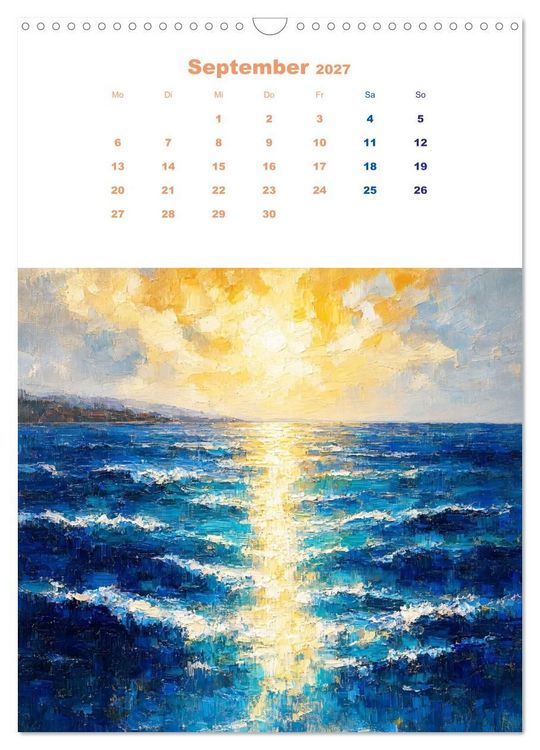 Produktbild: Upside Down Gem&auml;lde - Gespiegelte Landschaften (Wandkalender 2027 DIN A3 hoch), CALVENDO Monatskalender