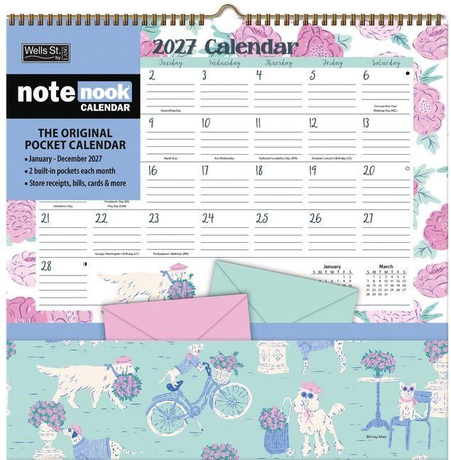 Produktbild: Pawsome Pets 2027 Note Nook Calendar