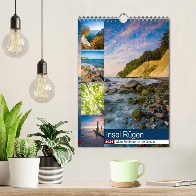 Produktbild: Insel R&uuml;gen - Wilde Sch&ouml;nheit an der Ostsee (Wandkalender 2026 DIN A4 hoch), CALVENDO Monatskalender
