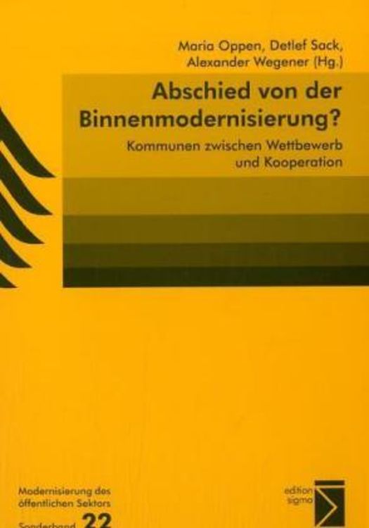 Produktbild: Abschied von der Binnenmodernisierung?
