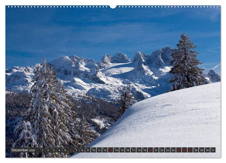 Produktbild: Der Hohe Dachstein (Wandkalender 2026 DIN A2 quer), CALVENDO Monatskalender