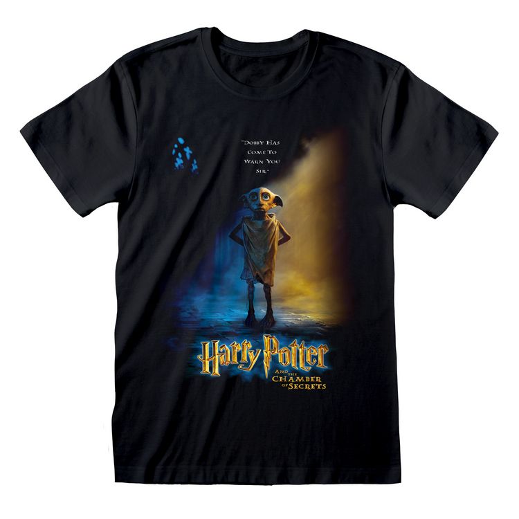 Produktbild: Harry Potter Dobby Poster Black T-Shirt XXL