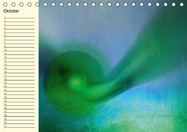 Produktbild: Fraktale Kunst 2/Geburtstagskalender (Tischkalender immerw&auml;hrend DIN A5 quer)