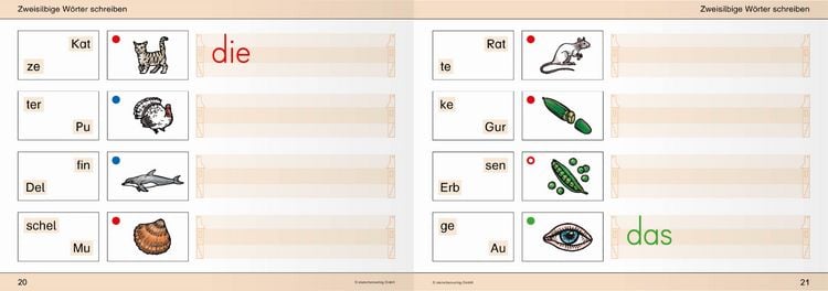 Produktbild: Ich kann schreiben Teil 1 und 2 im Set - Ausgabe mit Artikelkennzeichnung (DaZ) - Schülerarbeitshefte für die 1. Klasse