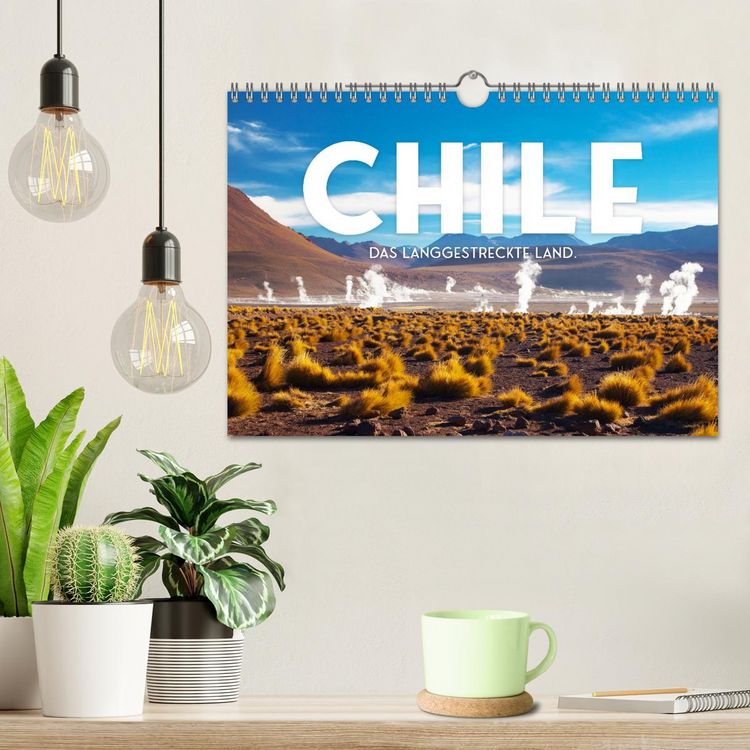 Produktbild: Chile - Das langgestreckte Land. (Wandkalender 2026 DIN A4 quer), CALVENDO Monatskalender