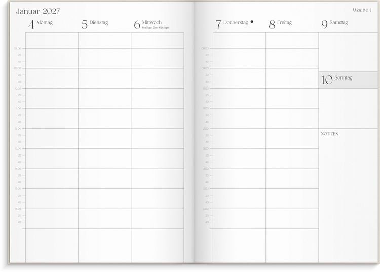 Produktbild: Student Planner A5 26/27 Beige