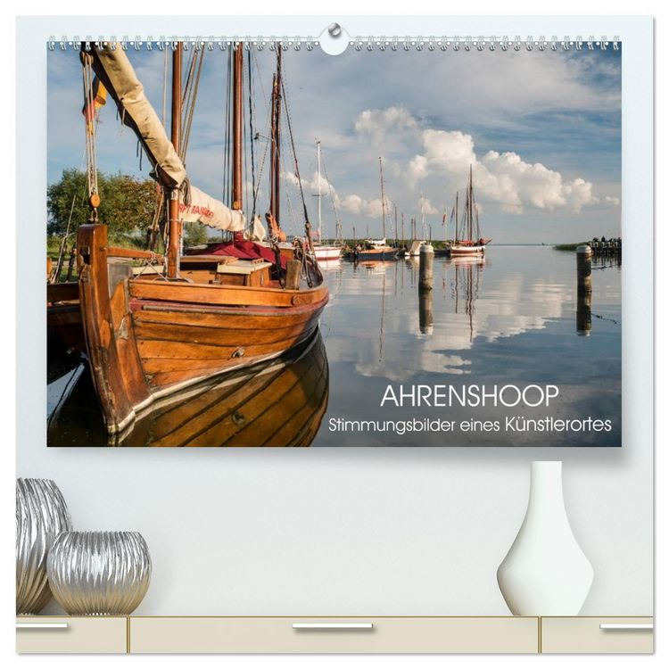 Produktbild: Ahrenshoop - Stimmungsbilder eines K&uuml;nstlerortes (hochwertiger Premium Wandkalender 2026 DIN A2 quer), Kunstdruck in Hochglanz