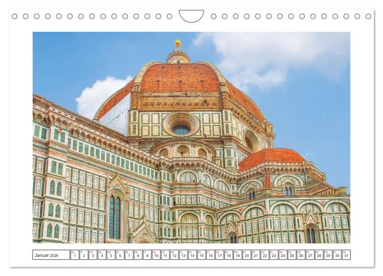 Produktbild: Florenz - Reiseziel in der Toskana (Wandkalender 2026 DIN A4 quer), CALVENDO Monatskalender
