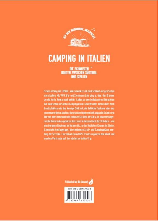 Produktbild: Camping in Italien. Die sch&ouml;nsten Routen zwischen S&uuml;dtirol und Sizilien
