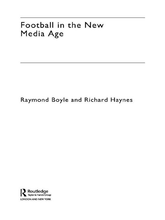 Produktbild: Football in the New Media Age
