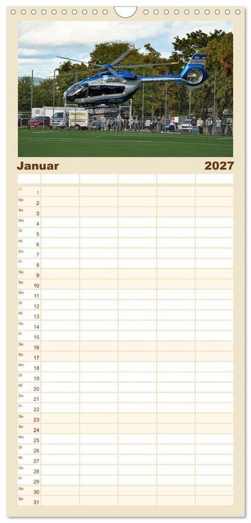 Produktbild: Familienplaner 2027 - Wo Kraft schwebt und Pr&auml;zision fliegt mit 5 Spalten (Wandkalender, 21 x 45 cm) CALVENDO