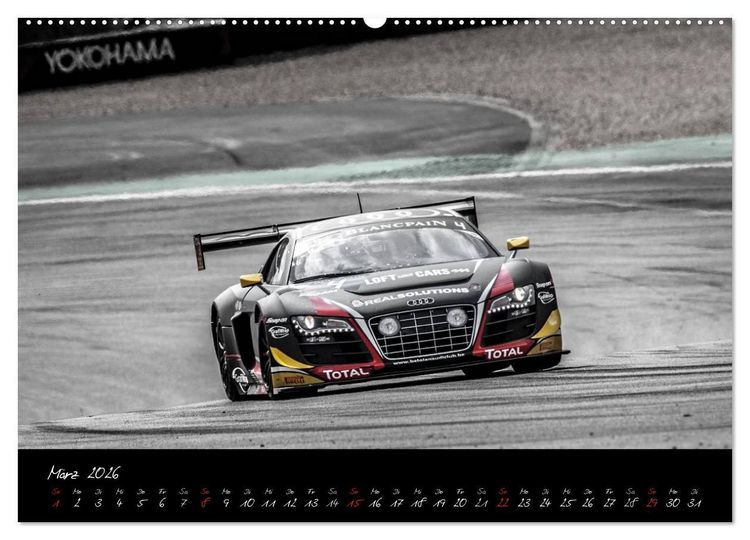 Produktbild: EMOTIONS ON THE GRID - Blancpain Endurance Series N&uuml;rburgring (Wandkalender 2026 DIN A2 quer), CALVENDO Monatskalender