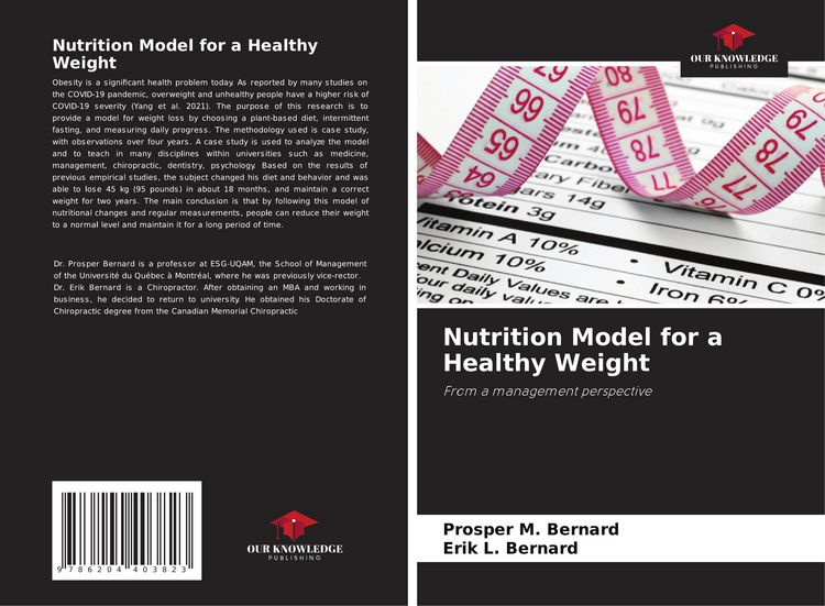 Produktbild: Nutrition Model for a Healthy Weight