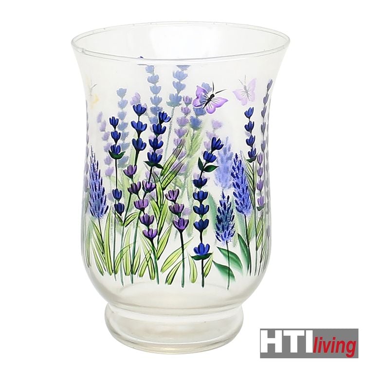 Produktbild: HTI-Living Glas Windlicht Lavendel