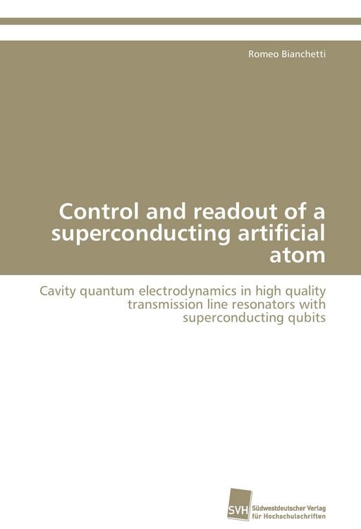 Produktbild: Control and readout of a superconducting artificial atom
