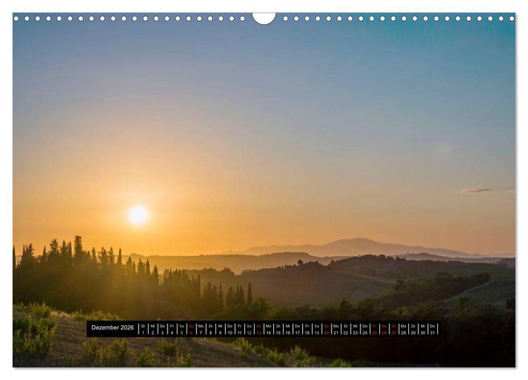 Produktbild: Toskana - 2026 (Wandkalender 2026 DIN A3 quer), CALVENDO Monatskalender