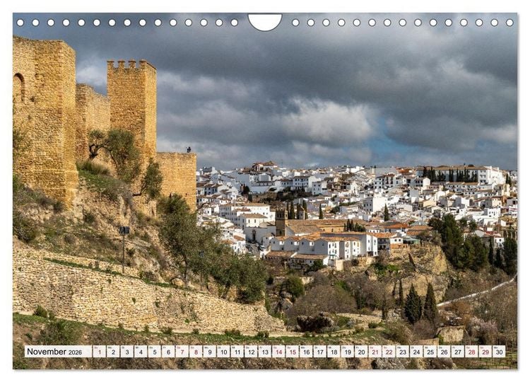 Produktbild: Andalusiens weisse D&ouml;rfer (Wandkalender 2026 DIN A4 quer), CALVENDO Monatskalender