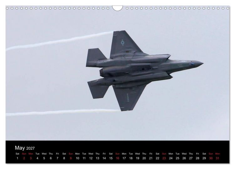 Produktbild: Lockheed Martin F35 Stealth Fighter (Wall Calendar 2027 DIN A3 landscape), CALVENDO 12 Month Wall Calendar