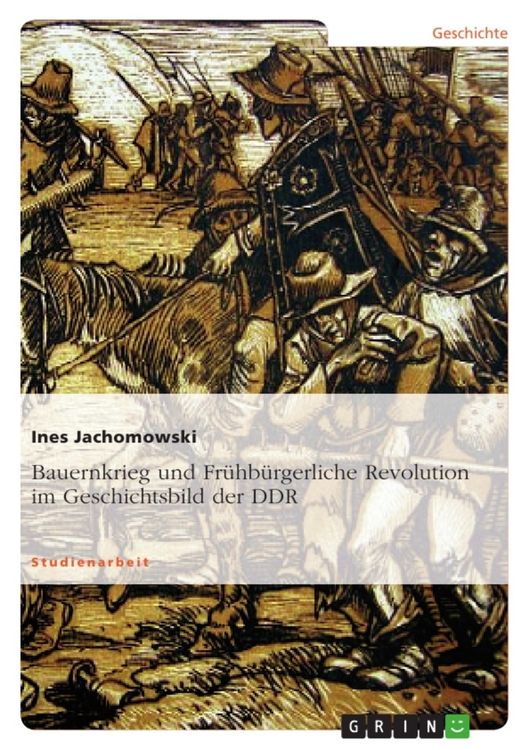Produktbild: Bauernkrieg und Fr&uuml;hb&uuml;rgerliche Revolution im Geschichtsbild der DDR