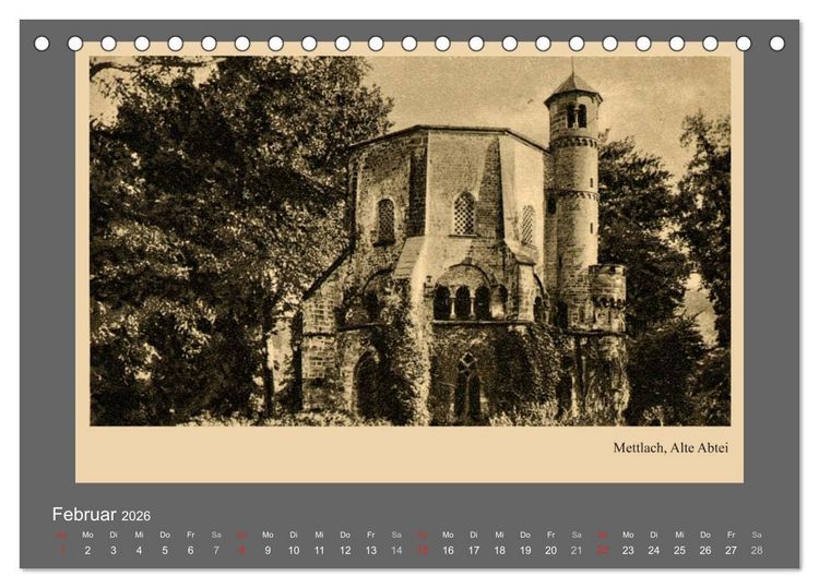 Produktbild: Saarland - vunn domols (frieher), Landkreis Merzig-Wadern (Tischkalender 2026 DIN A5 quer), CALVENDO Monatskalender