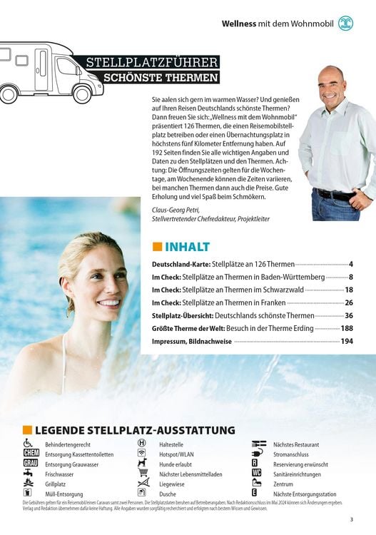Produktbild: Stellplatzf&uuml;hrer Sch&ouml;nste Thermen