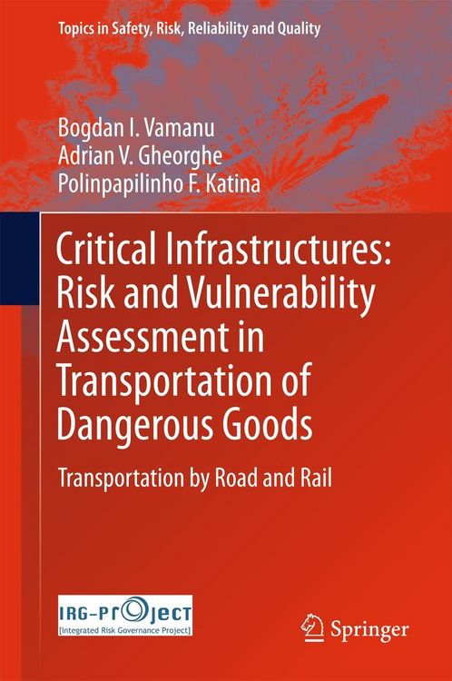 Produktbild: Critical Infrastructures: Risk and Vulnerability Assessment in Transportation of Dangerous Goods