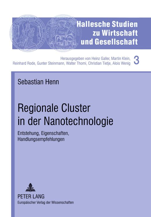 Produktbild: Regionale Cluster in der Nanotechnologie