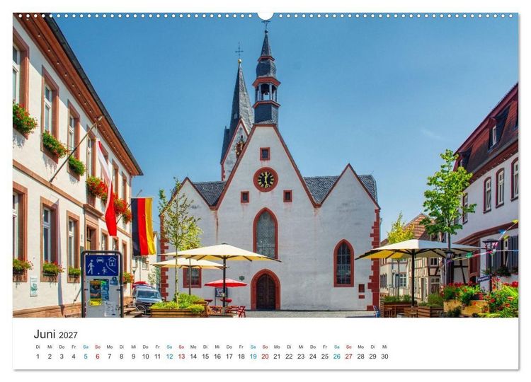 Produktbild: Babenhausen - Sch&ouml;ne Ecken und erstaunliche Besonderheiten (hochwertiger Premium Wandkalender 2027 DIN A2 quer), Kunstdruck in Hochglanz