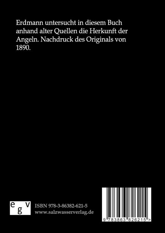 Produktbild: &Uuml;ber die Heimat und den Namen der Angeln