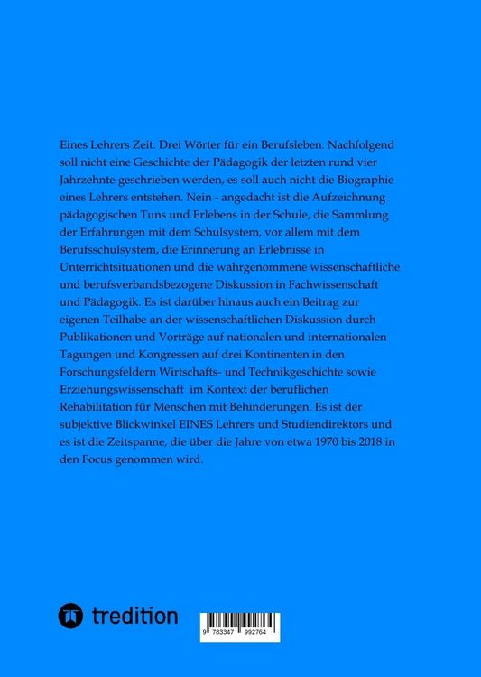 Produktbild: Eines Lehrers Zeit