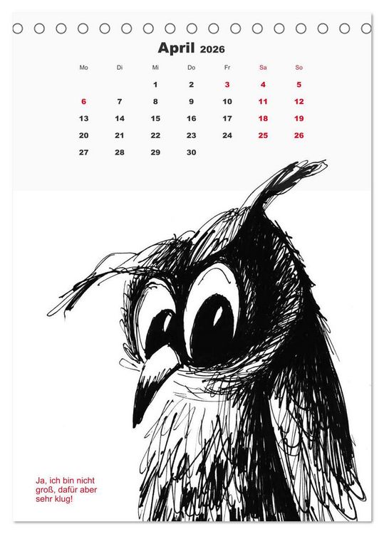 Produktbild: Vor dem Spiegel 2026 (Tischkalender 2026 DIN A5 hoch), CALVENDO Monatskalender