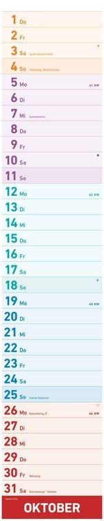 Produktbild: Megaplaner XXL 2026 - Streifen-Kalender 18x86 cm - mit Ferienterminen - viel Platz für Notizen - Wandplaner - Küchenkalender - Alpha Edition