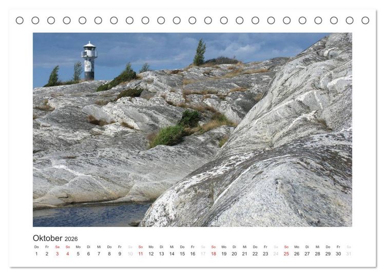 Produktbild: Stockholmer Sch&auml;rengarten (Tischkalender 2026 DIN A5 quer), CALVENDO Monatskalender