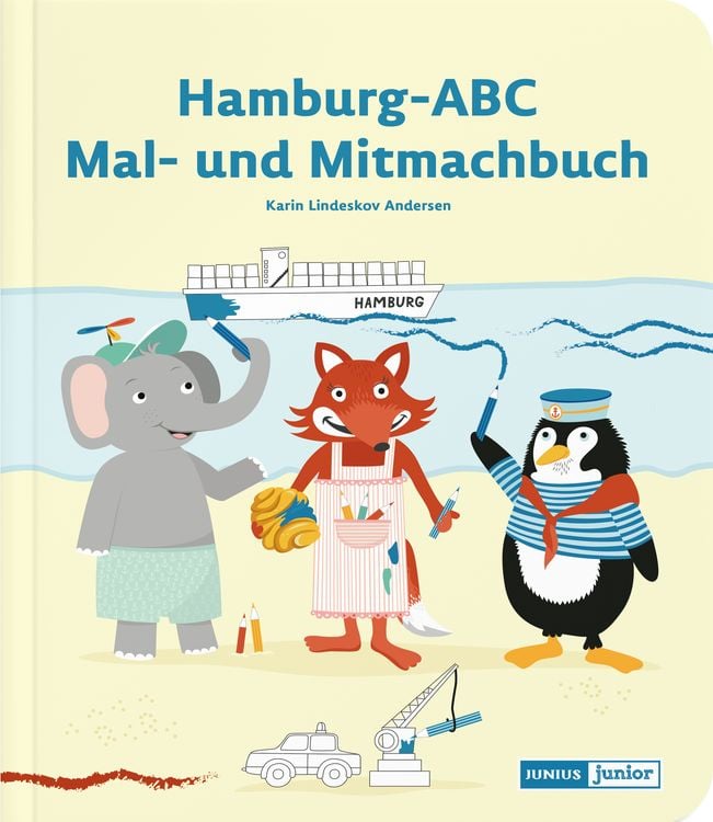 Bild vom Artikel Hamburg-ABC: Mal- und Mitmachbuch vom Autor Karin Lindeskov Andersen
