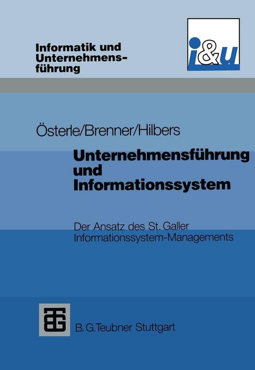Produktbild: Unternehmensf&uuml;hrung und Informationssystem