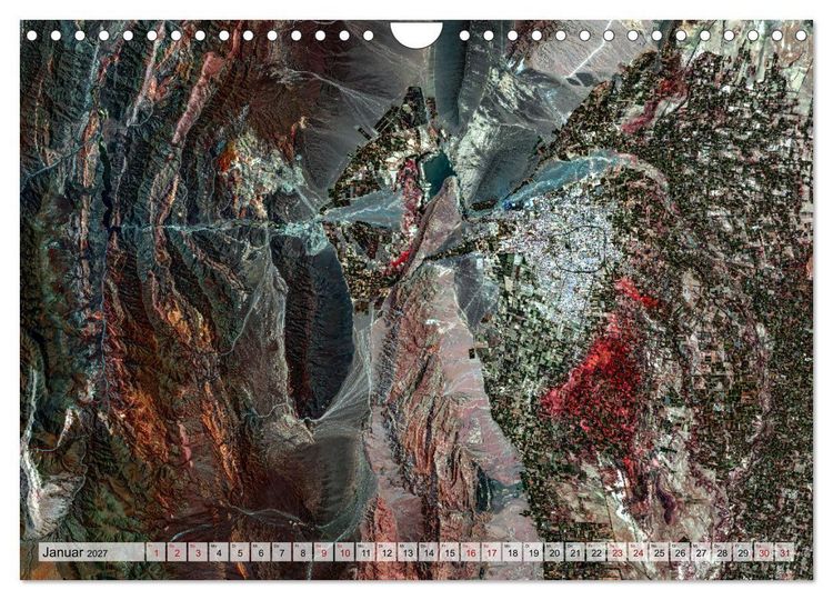 Produktbild: Sensationelle Bilder Unserer Erde - Oasen W&uuml;stenst&auml;dte Millionenst&auml;dte (Wandkalender 2027 DIN A4 quer), CALVENDO Monatskalender