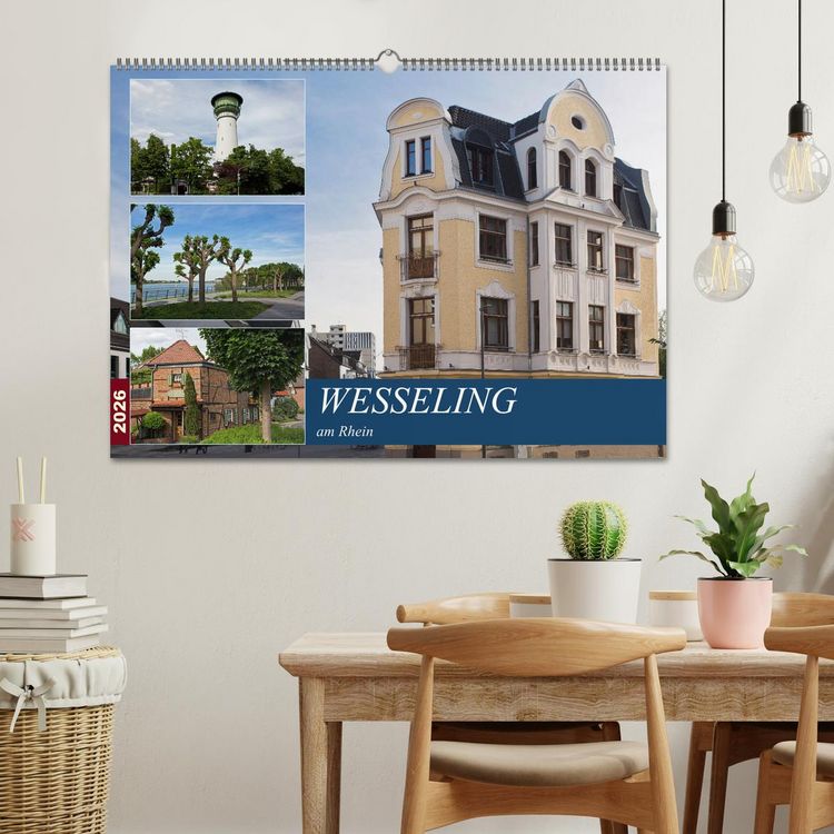 Produktbild: Wesseling am Rhein (Wandkalender 2026 DIN A2 quer), CALVENDO Monatskalender