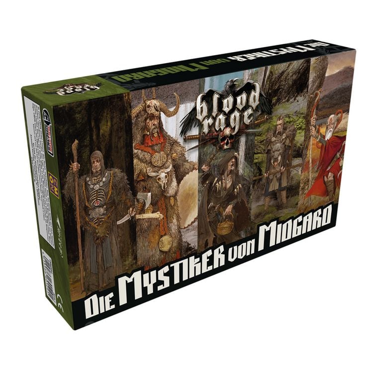 Produktbild: Blood Rage - Mystics of Midgard (Die Mystiker von Midgard) DE/EN/ES/FR/IT/PL