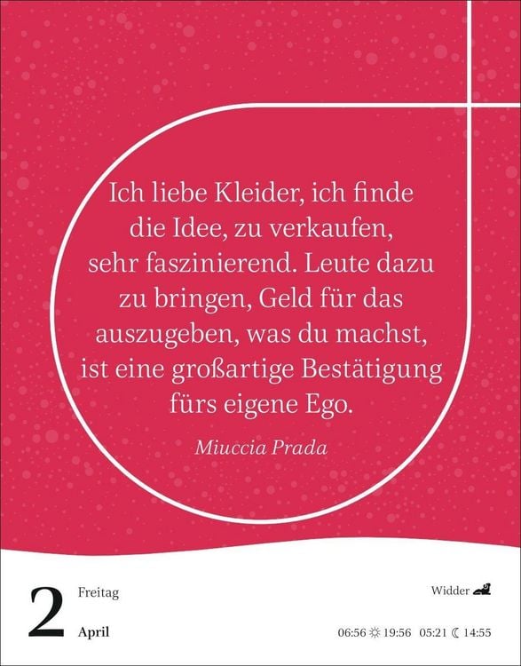 Produktbild: Starke Worte von starken Frauen Tagesabrei&szlig;kalender 2027