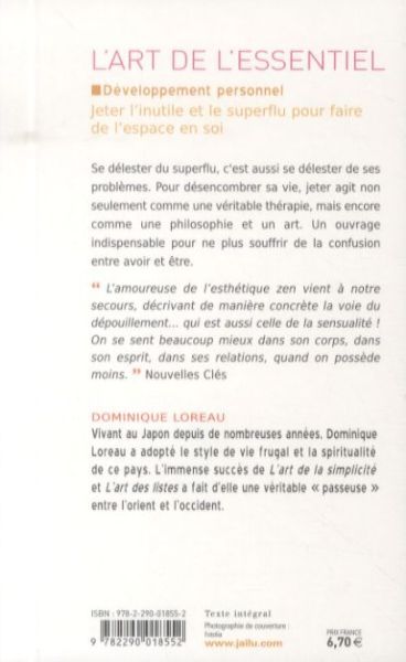 Produktbild: L'Art de L'Essentiel
