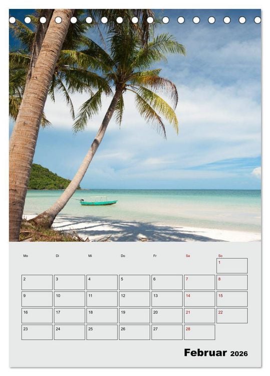 Produktbild: VIETNAM - Mein Urlaubsplaner (Tischkalender 2026 DIN A5 hoch), CALVENDO Monatskalender