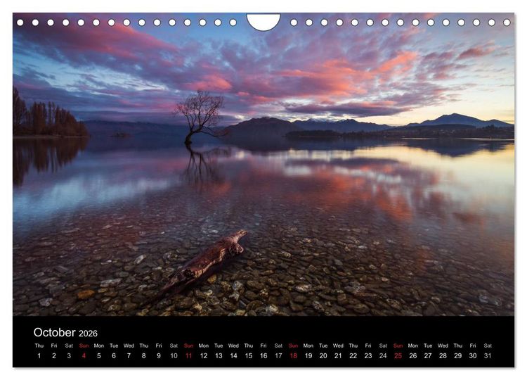 Produktbild: South Island of New Zealand (Wall Calendar 2026 DIN A4 landscape), CALVENDO 12 Month Wall Calendar
