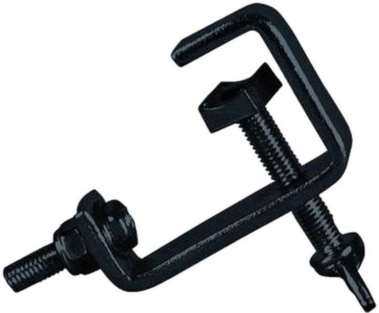 Produktbild: Eurolite TH-25S Haken f&uuml;r 25 mm Rohr schwarz Haken Passend f&uuml;r (Lichteffekt-Zubeh&ouml;r): Traverse